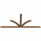 Ekena Millwork Richland Timber Gable Bracket, Western Red Cedar, 84"W x 38"H x 1 1/2"D x 3 1/2"F, 11/12 Pitch GBW084X38X0204RIC00SWR - alternate 3